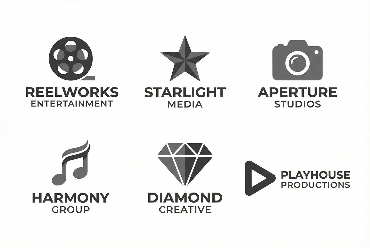 草榴社区合作影视品牌Logo墙